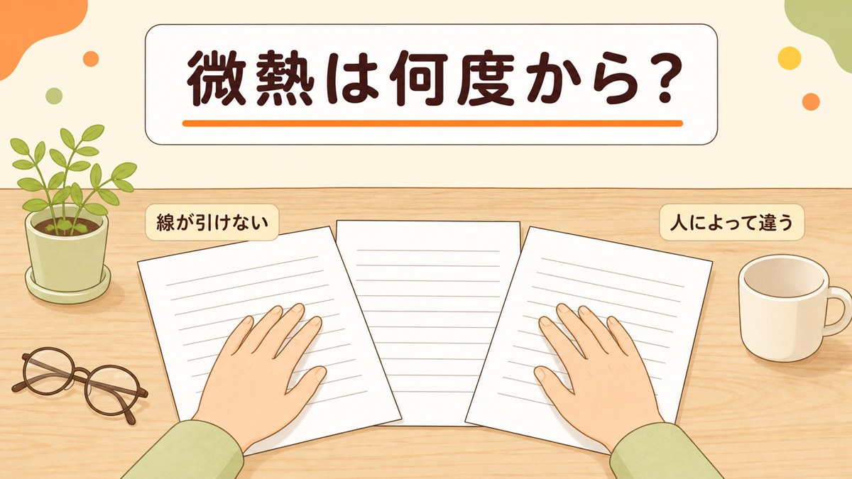 微熱は何度から？一律には決められない理由