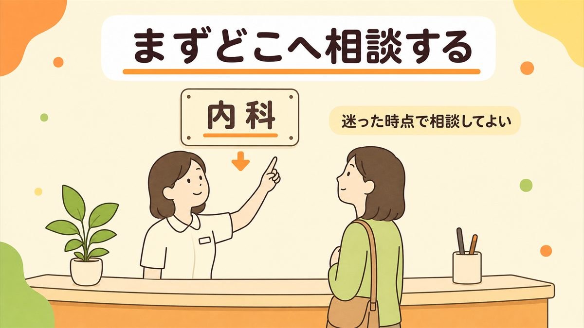 下痢が続くときは何科?大人がまず相談できる窓口