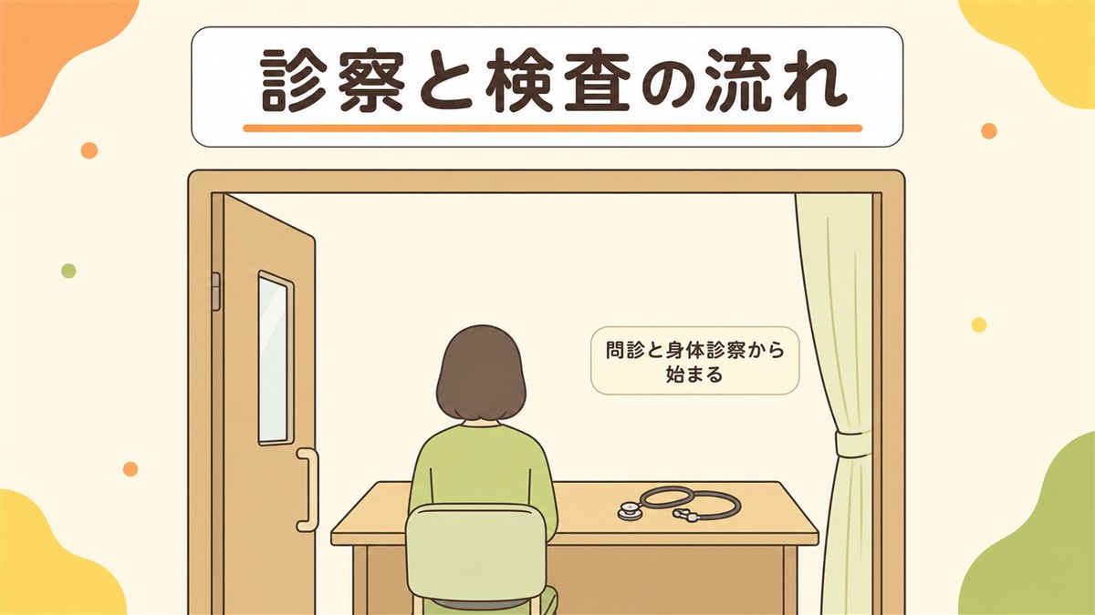 下痢が続くときに医療機関で行われる診察と検査