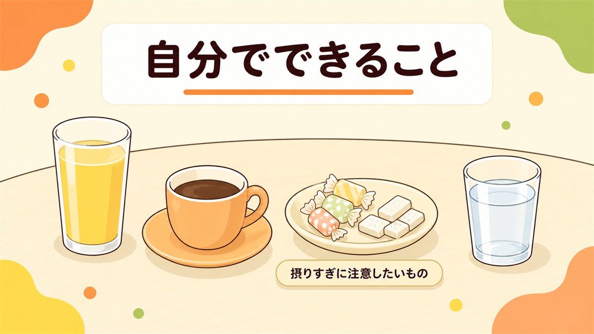 下痢が続くときに自分でできる対処法