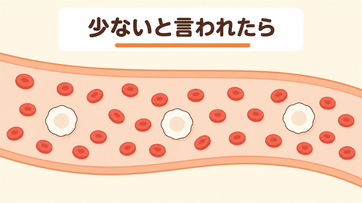 健康診断で白血球が少ないと言われたらどうする？