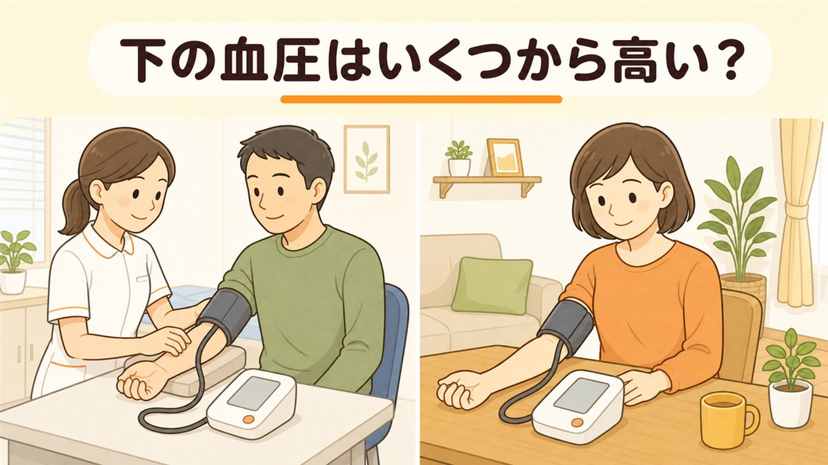 下の血圧はいくつから高い？測る場所や健康診断で変わる基準
