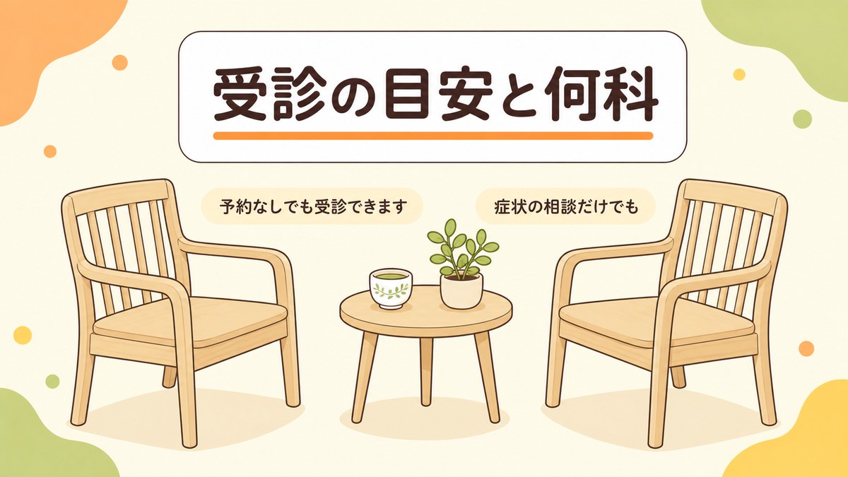 機能性ディスペプシアが疑われるとき 受診の目安と何科を選ぶか