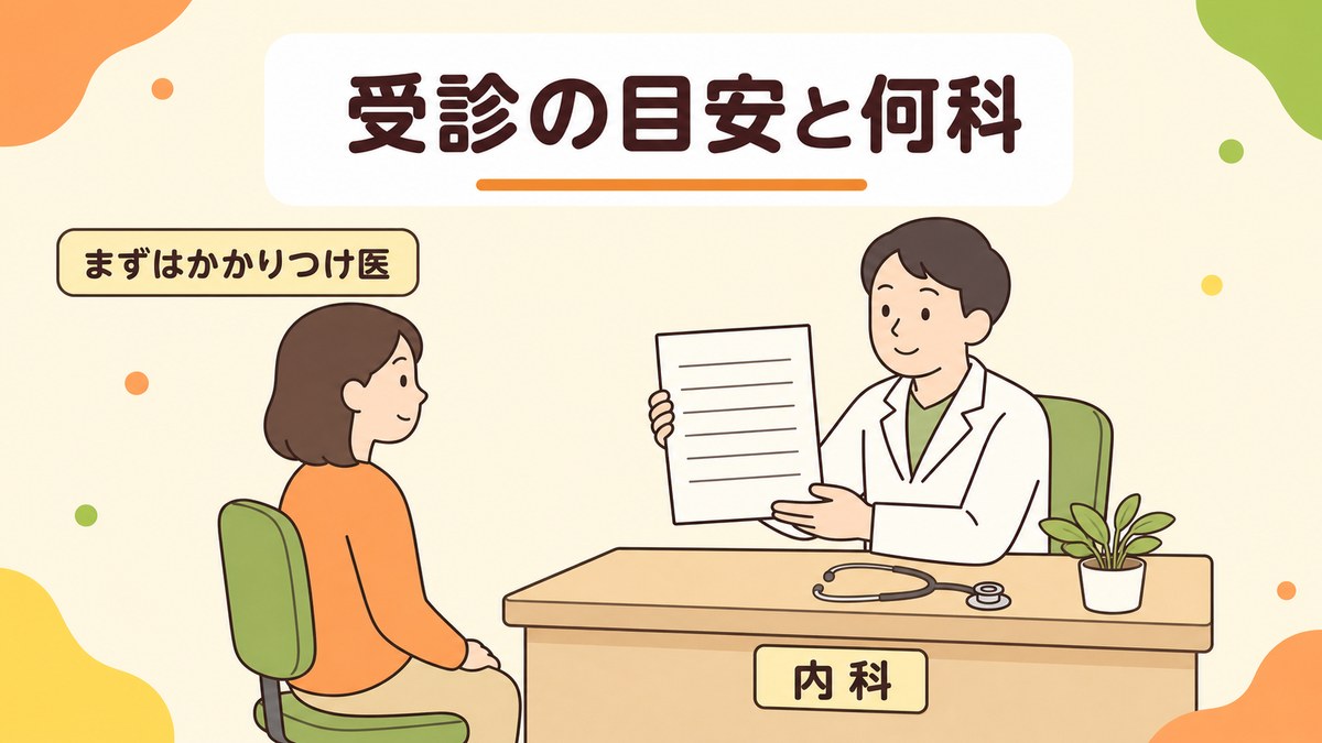 クレアチニンが少し高いだけでも病院へ行ったほうがいい？受診の目安と何科