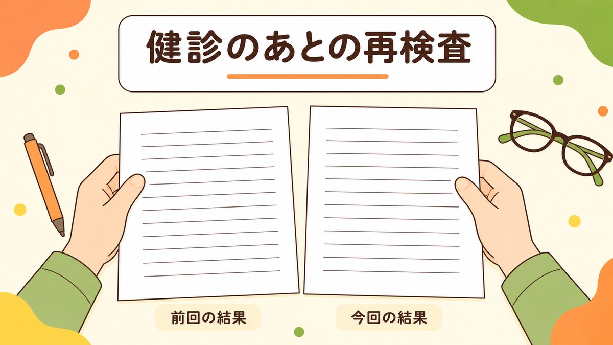 健診でクレアチニンが少し高いと言われたあとの再検査