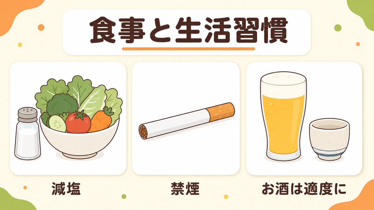 クレアチニンが少し高い人の食事と生活習慣