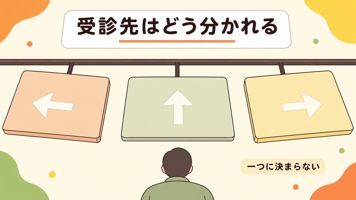 めまいで受診する科はどう分かれる？