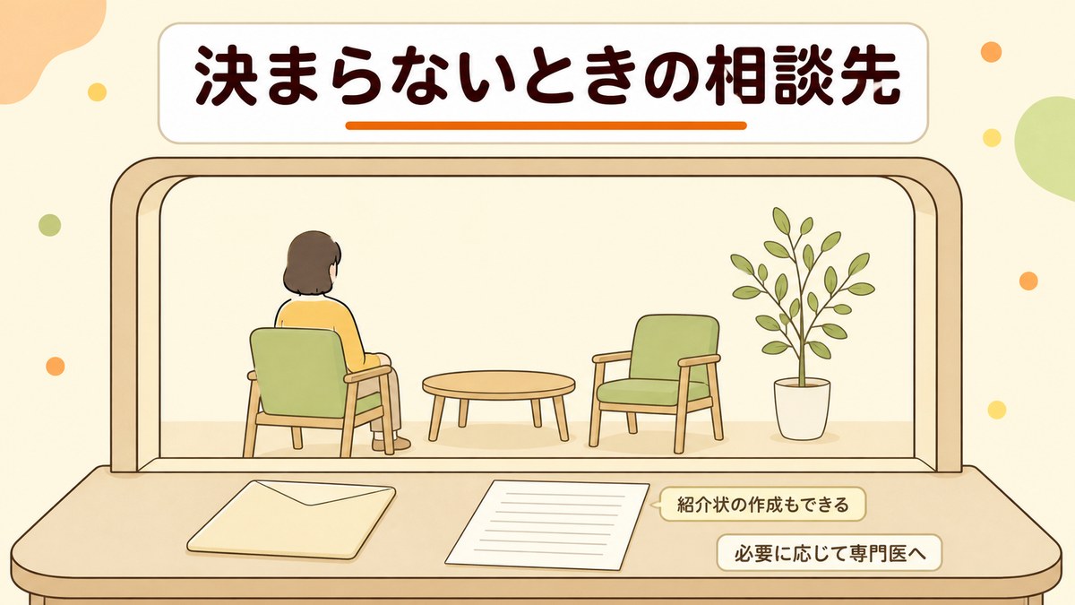 めまいの受診先が決まらないときに当院で相談できる範囲