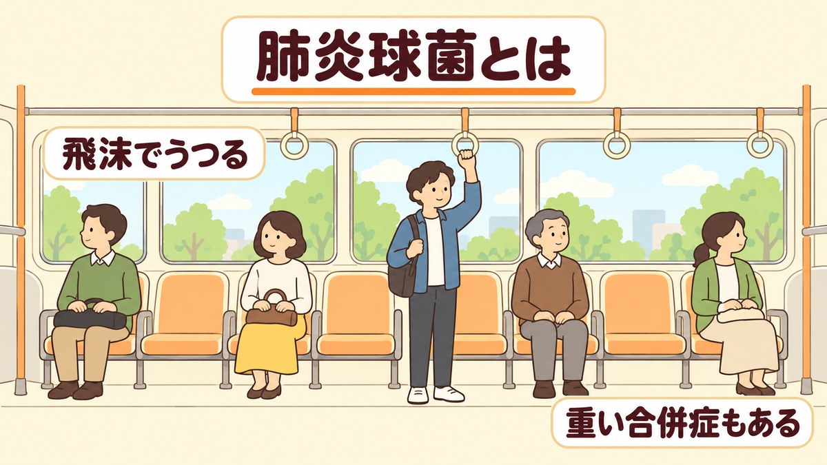 肺炎球菌ワクチンとは？肺炎球菌がうつる経路と起こりうる重い合併症