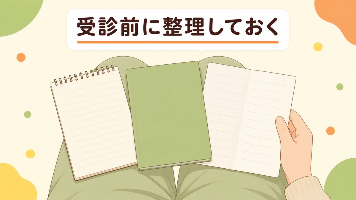 受診前に整理しておくとよいこと