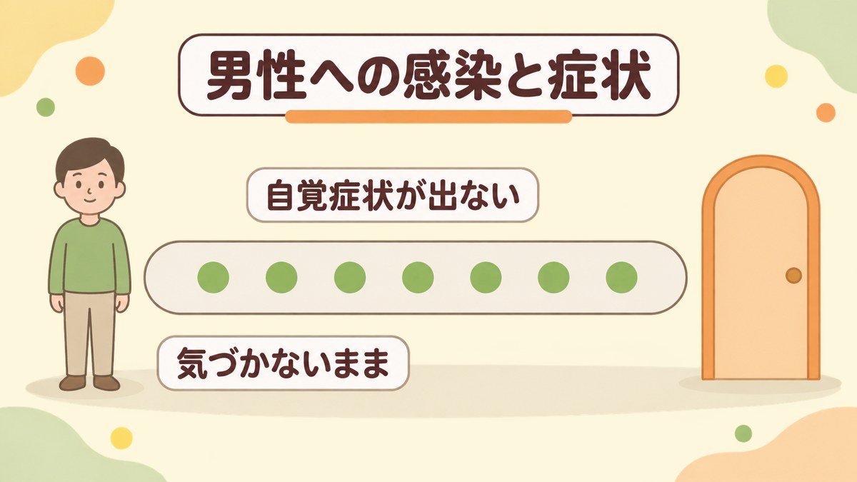 HPVの男性への感染経路と症状が出にくい理由