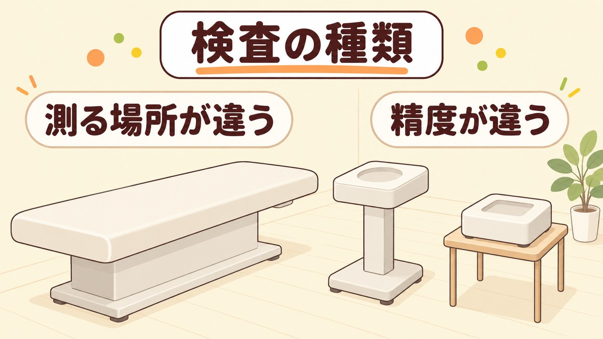 骨密度検査の種類と測る部位ごとの精度の違い