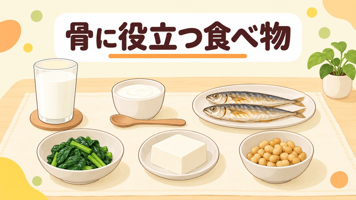 骨密度を保つのに役立つ食べ物とカルシウムの摂取量