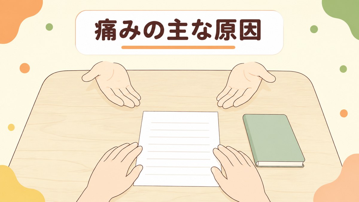 みぞおちが痛い主な原因