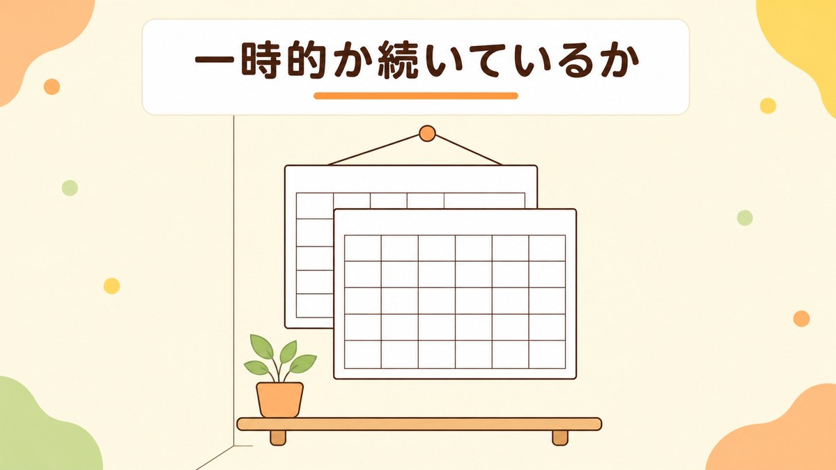 尿蛋白が一時的に出る場合と続く場合の切り分け