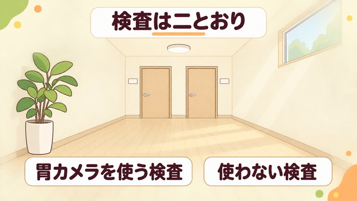 胃カメラを使うピロリ菌検査と使わない検査の違い