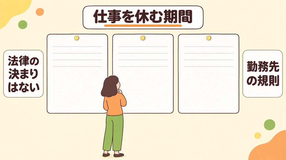 RSウイルスにかかった大人が仕事を休む期間に法律の決まりはない