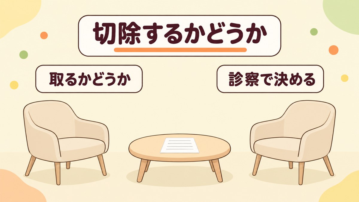 大腸ポリープを切除するかしないかはどう決まるのか？