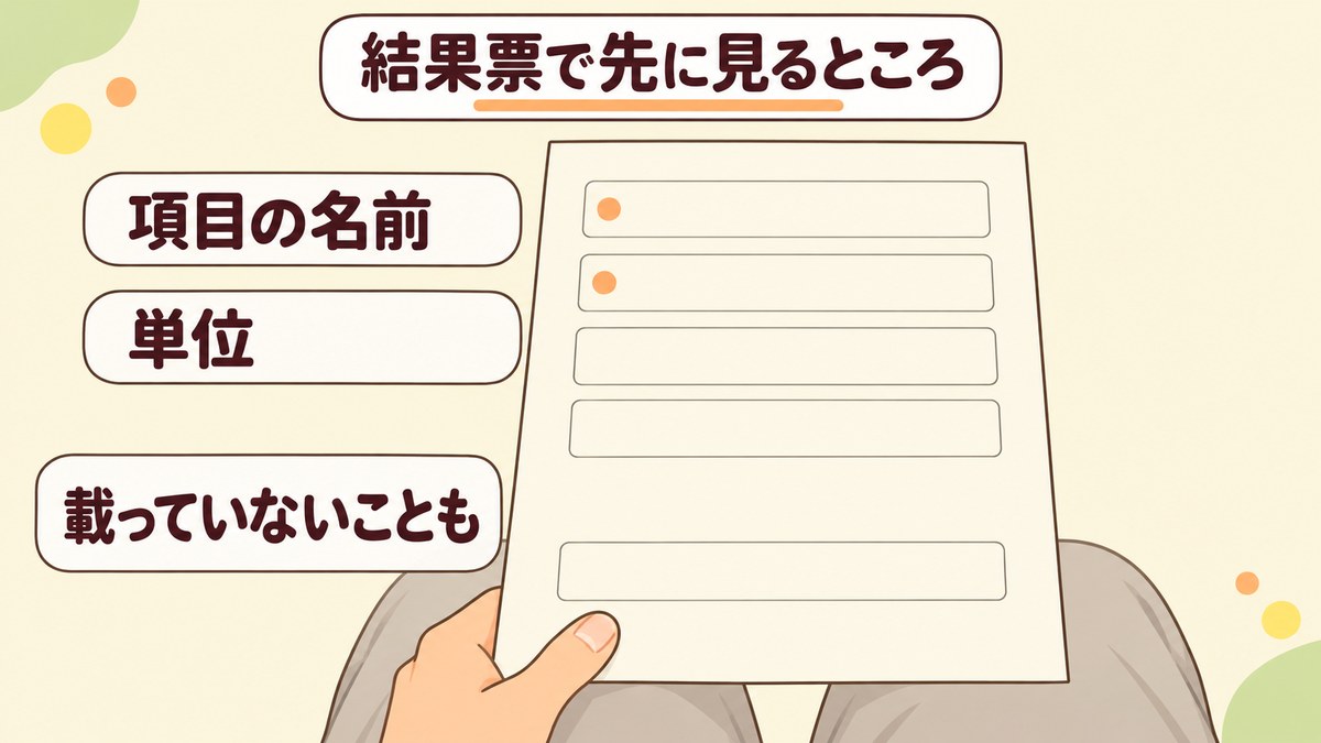 健診の結果票でγ-GTPを見るときに最初に確かめること