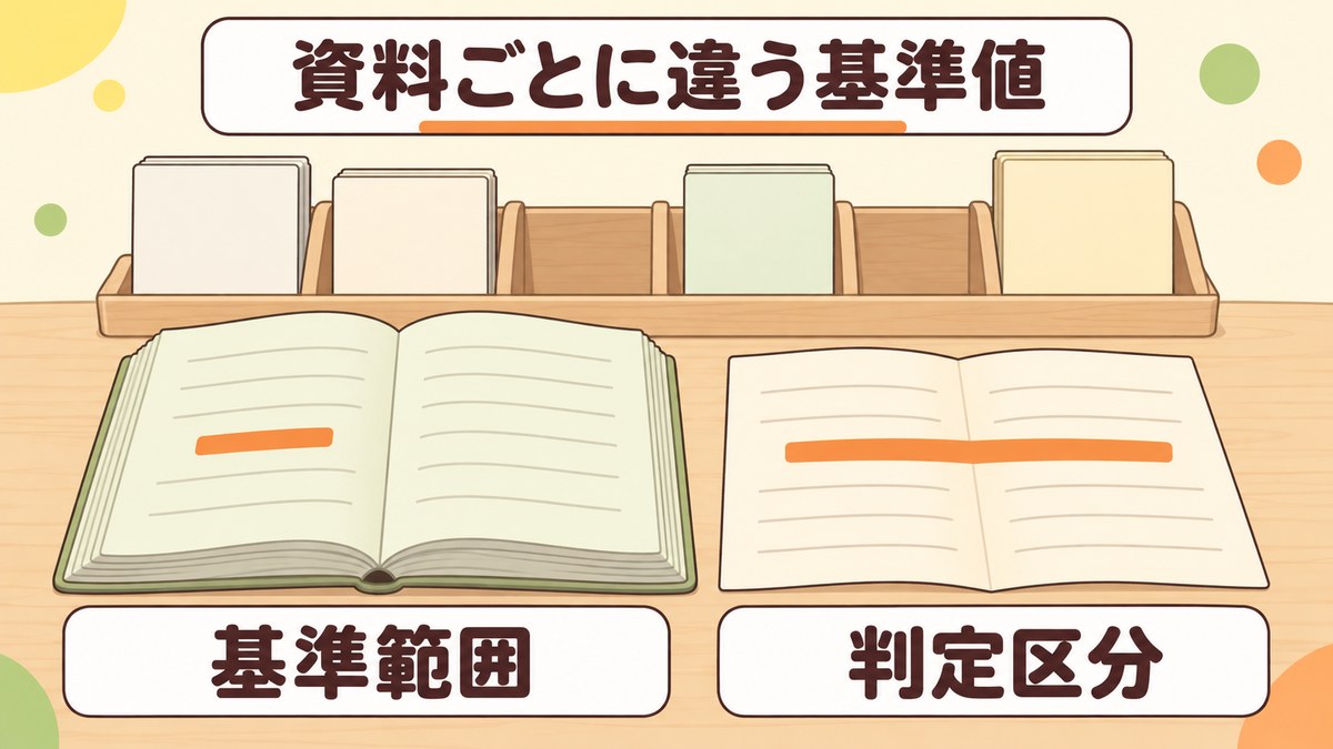 γ-GTPの基準値は示している資料によって違う