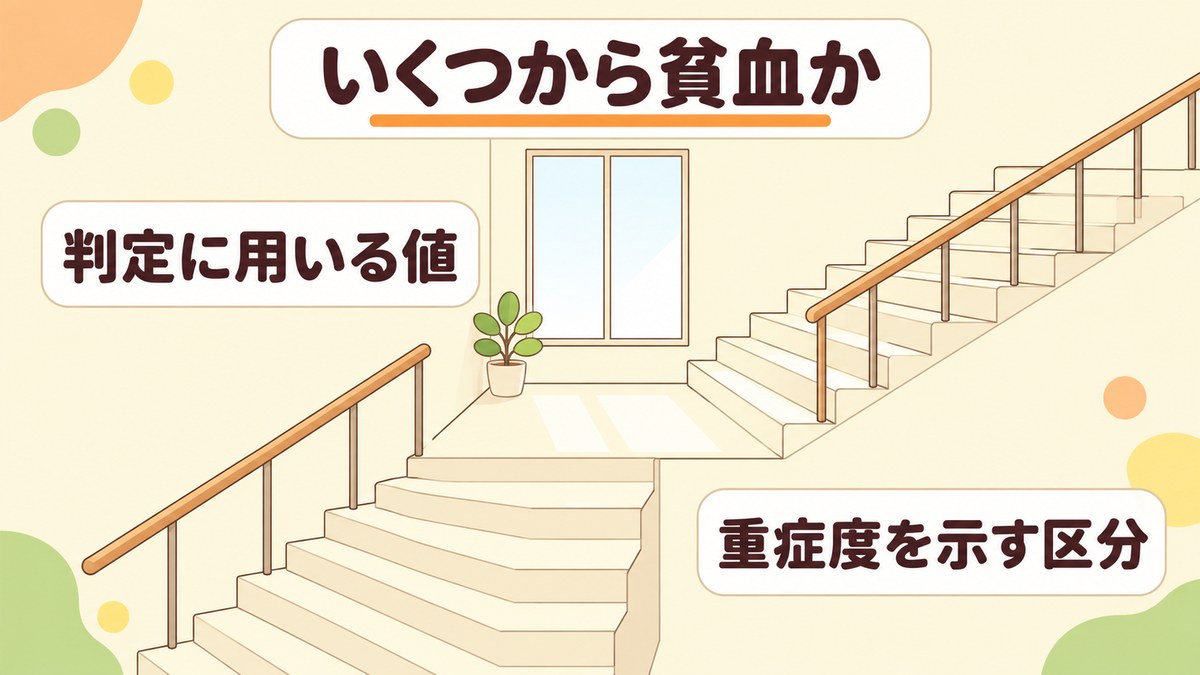 貧血の数値はいくつから?ヘモグロビンの基準値と重症度