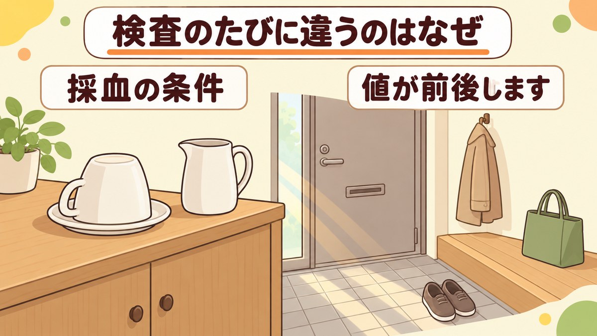 貧血の数値が検査のたびに違うのはなぜ?
