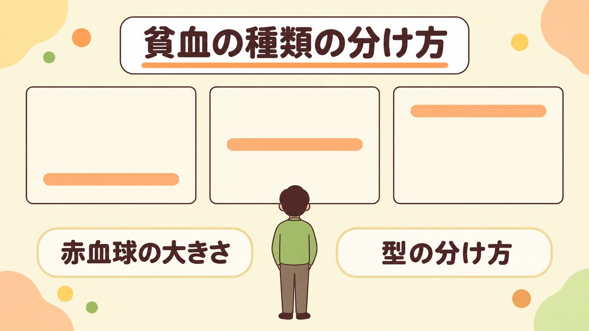 貧血の種類はMCVの数値で分けられている