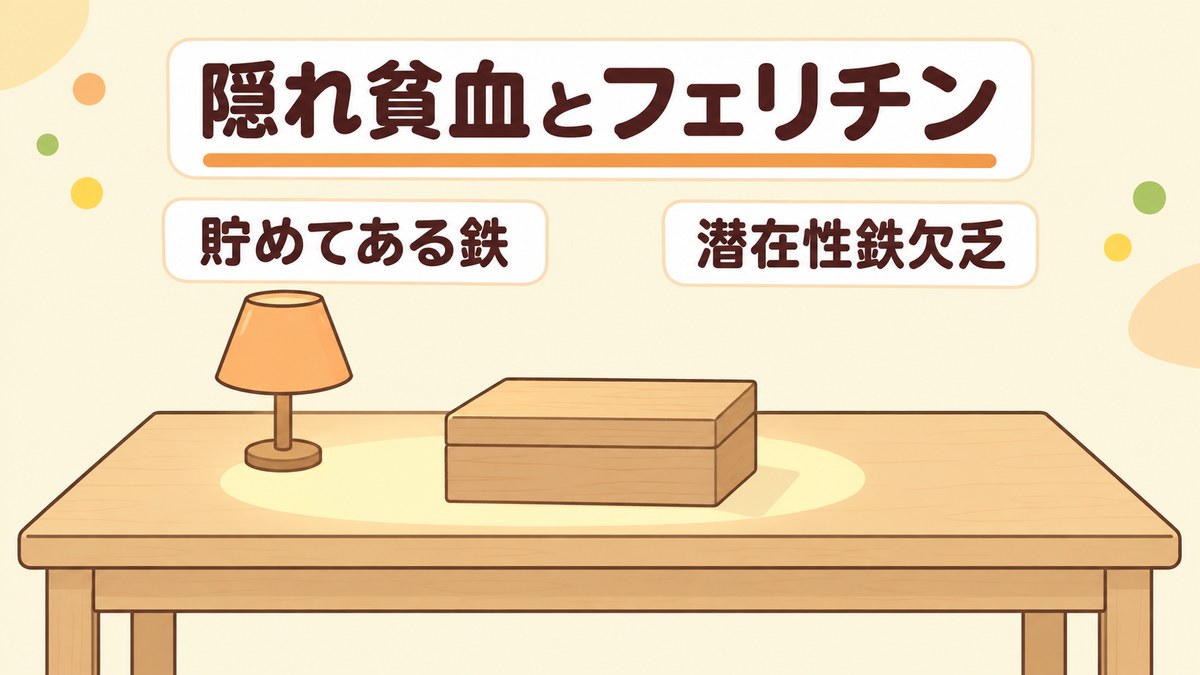 隠れ貧血はフェリチンの数値から疑われる