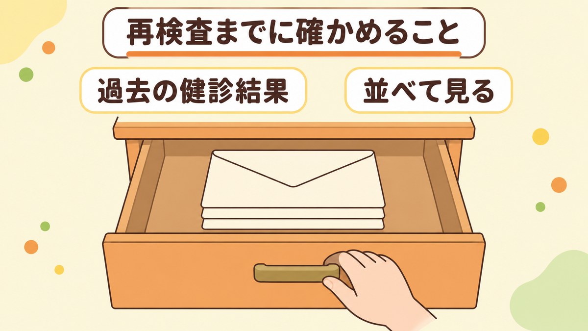 健診で貧血の数値を指摘されたら再検査までに何を確かめるか