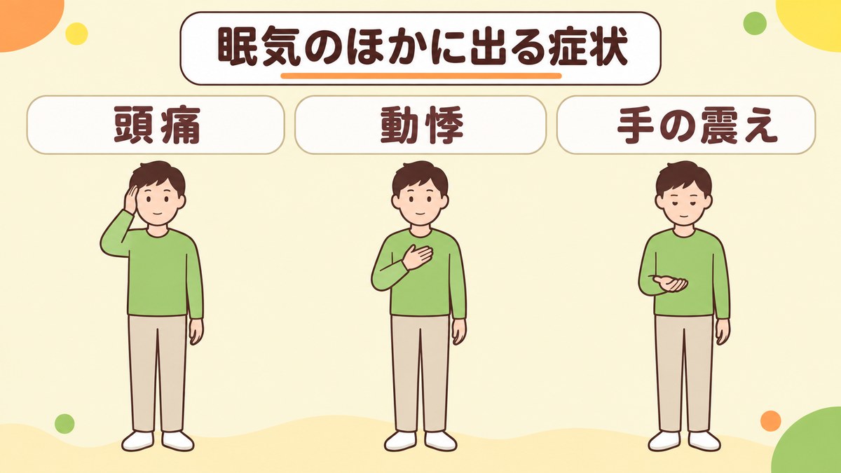 血糖値スパイクで眠気のほかに出る症状