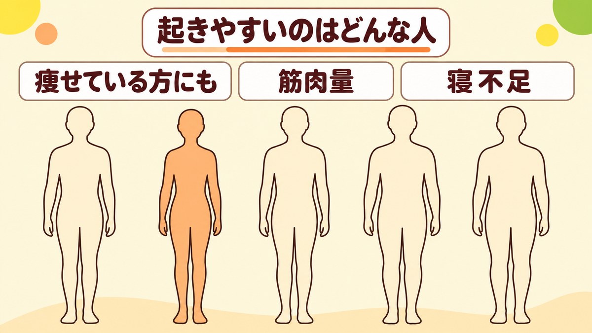 血糖値スパイクが起きやすいのはどんな人か？