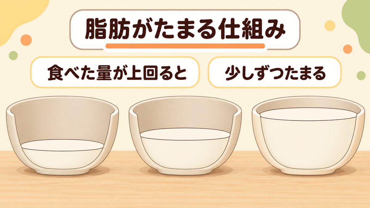 肝臓に脂肪がたまって脂肪肝になる仕組み