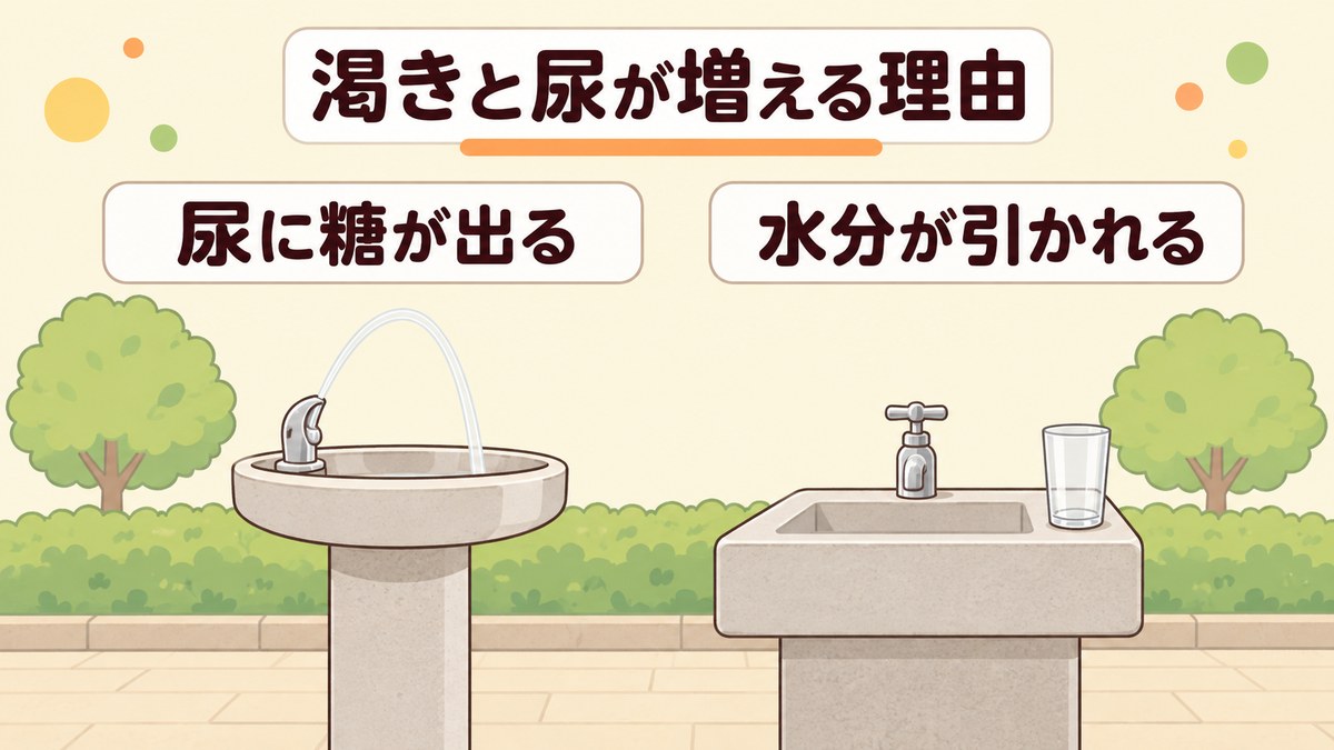 糖尿病の初期症状が出るしくみは血糖値と尿の変化から