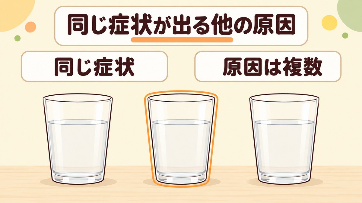 のどの渇きや体重減少は糖尿病の初期症状だけ?考えられる他の原因