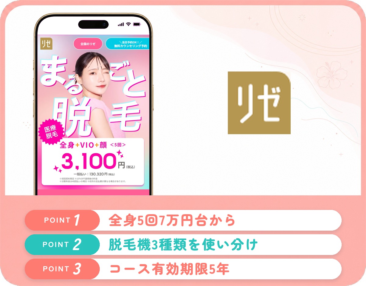 リゼクリニック仙台院の特徴まとめ