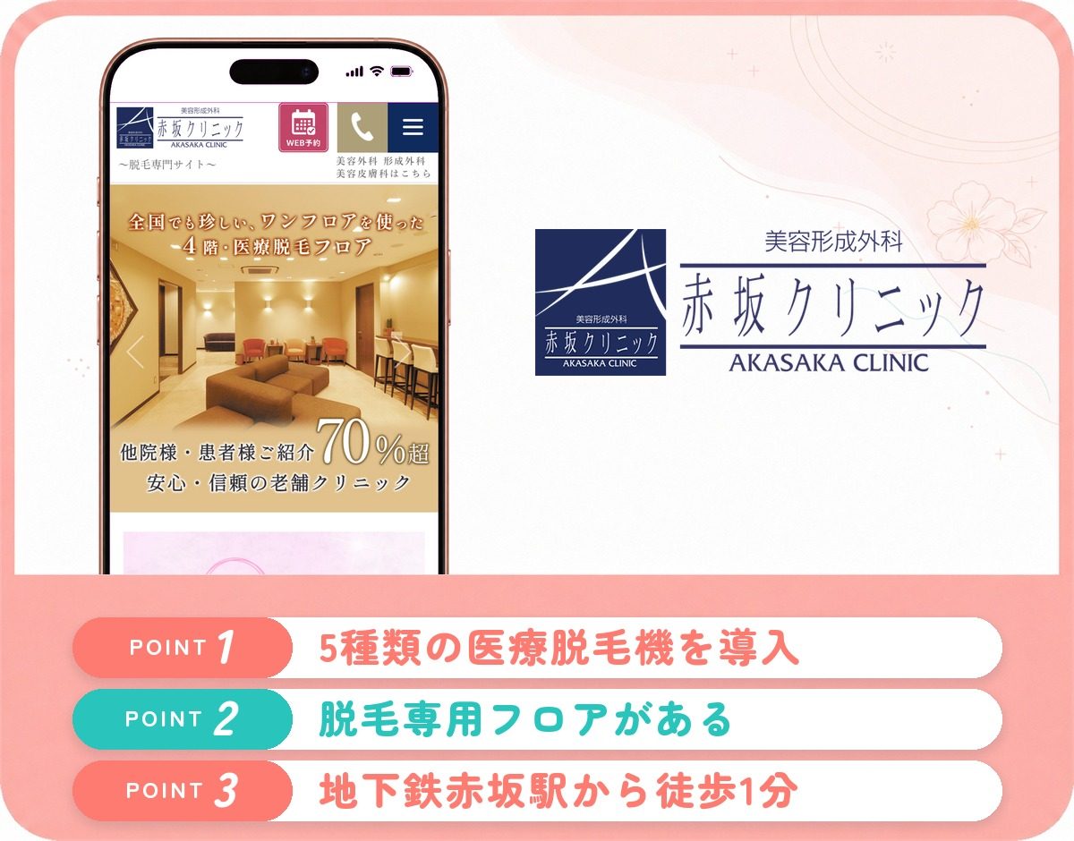 赤坂クリニックの特徴まとめ