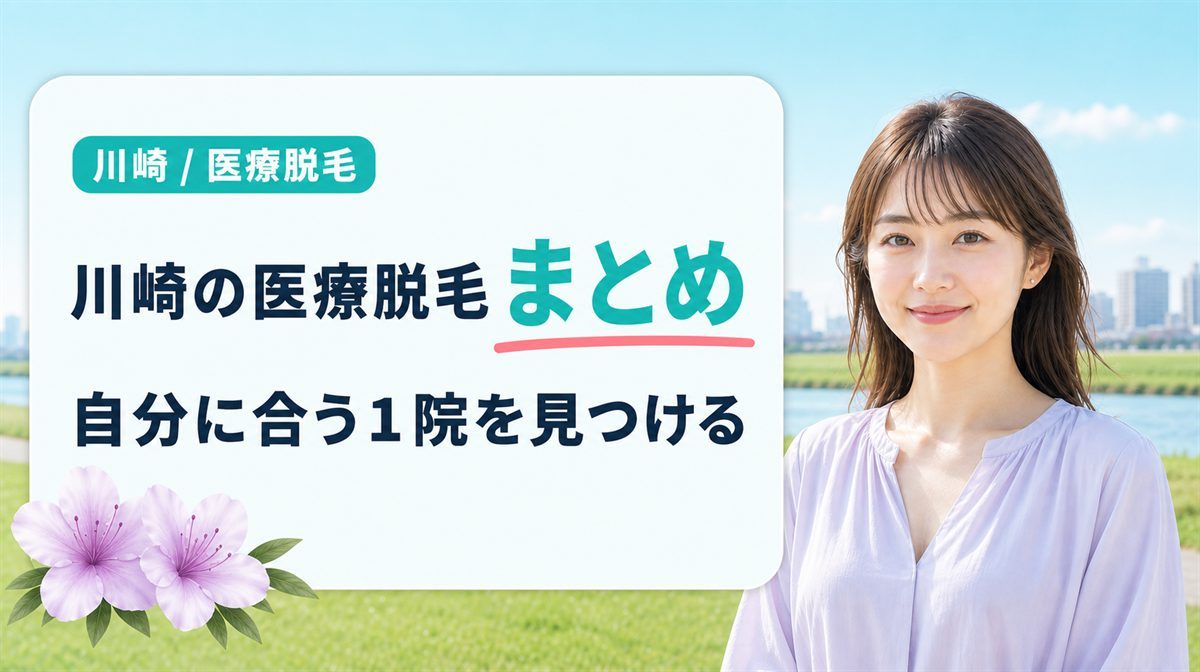 【まとめ】川崎でおすすめの医療脱毛クリニック12選！