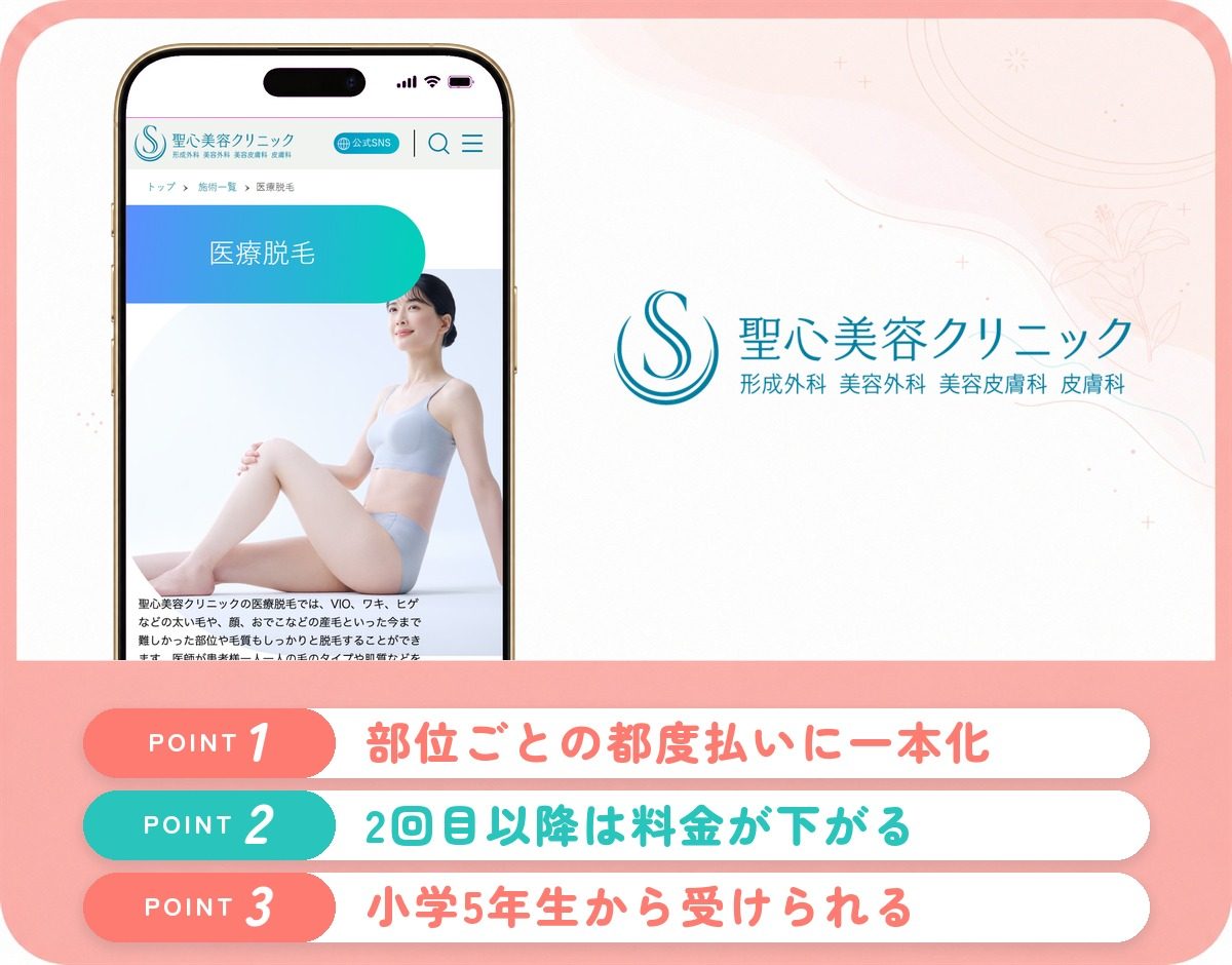 聖心美容クリニック名古屋院の特徴まとめ