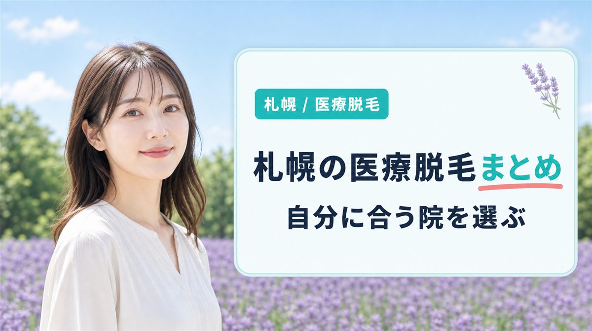 【まとめ】札幌で医療脱毛が安いおすすめクリニック・皮膚科11選
