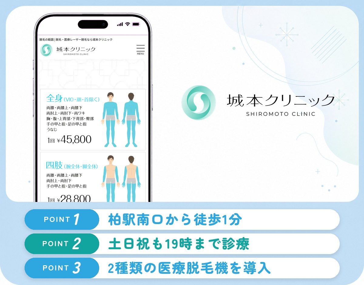 城本クリニックの特徴まとめ