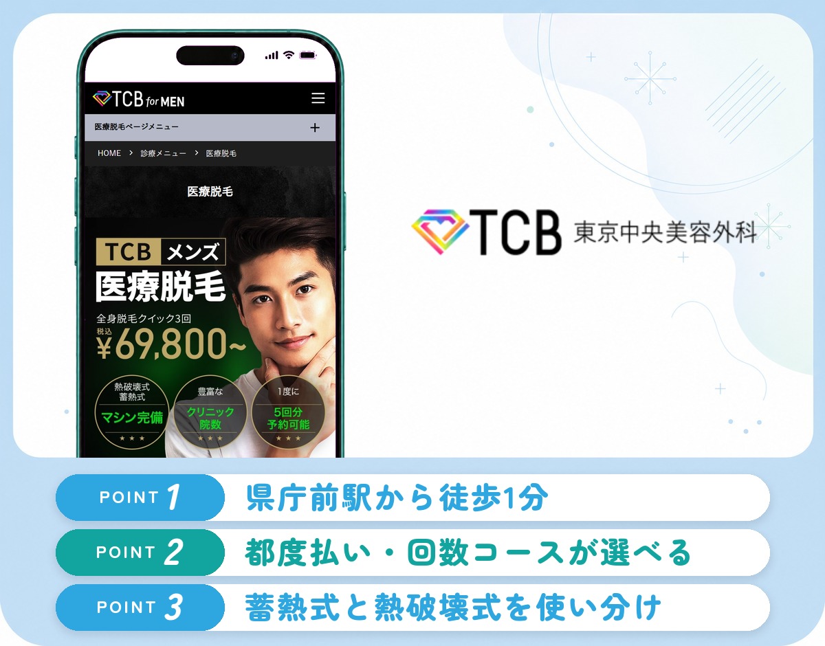 TCB東京中央美容外科の特徴まとめ