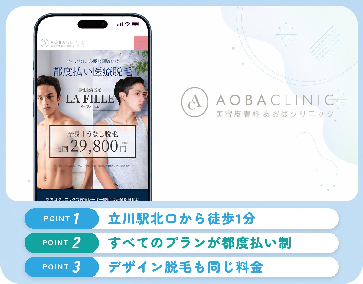 あおばクリニックの特徴まとめ