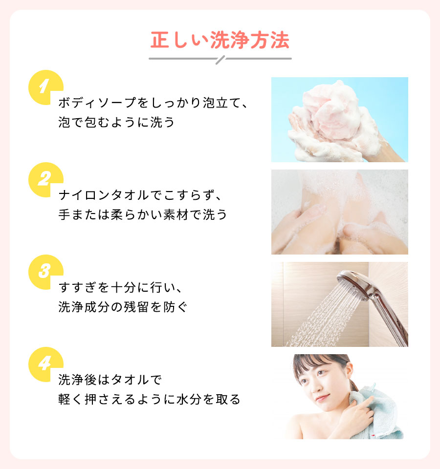 正しい洗浄方法